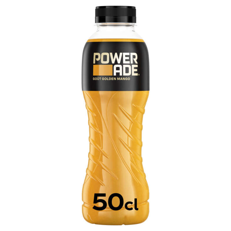 POWERADE Boisson Énergisante Golden Mango - 50cl