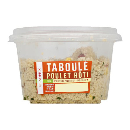 Taboulé au poulet rôti - 300g