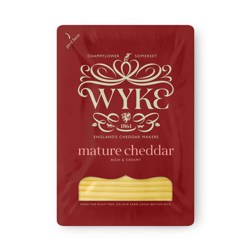 WYKE FARMS Cheddar 8 Tranches - 160g