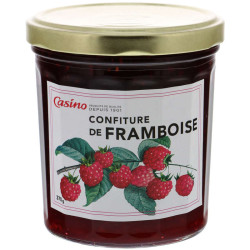CASINO Confiture de framboises - 370g