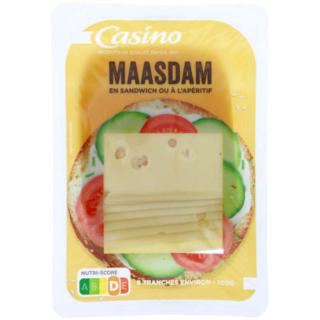 Maasdam Fromage En tranches - 200g
