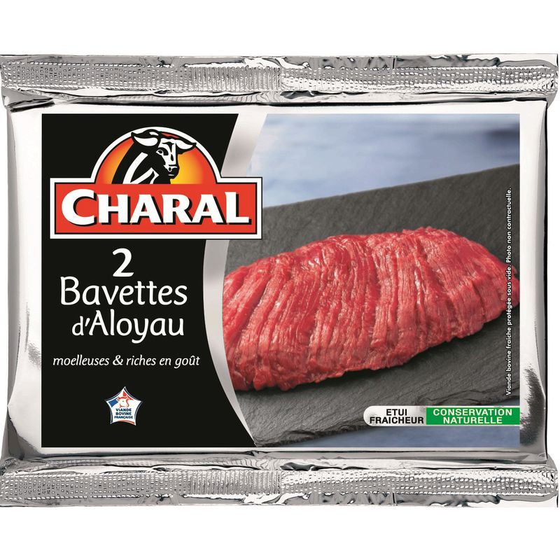 CHARAL Bavette d'Aloyau x2 - 2x130g