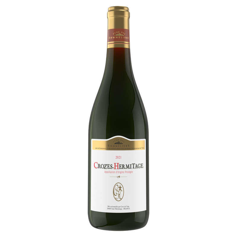 Club Des Sommeliers Crozes Hermitage - Vallée du Rhône - Alc. 12% vol. - Vin rouge - 75cl