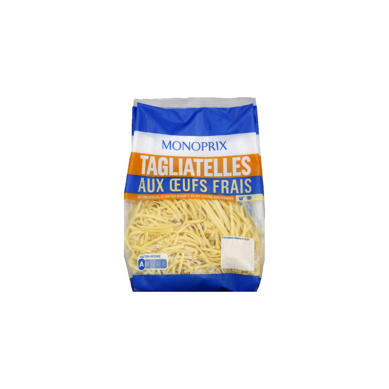 Monoprix Tagliatelles aux œufs frais 350g