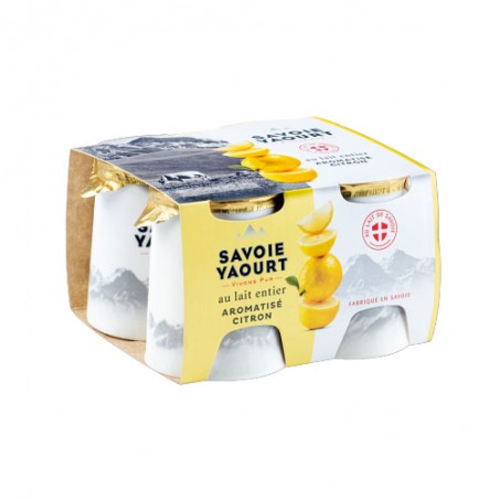 Yaourt citron pot carton - 4x125g