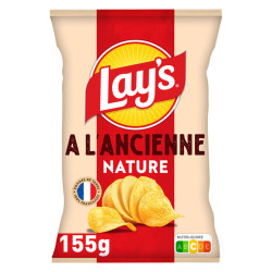 LAY'S Chips à l'Ancienne Nature - 155g