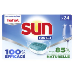 SUN Tabs lave-vaisselle tout en 1 classic x24 - 396g