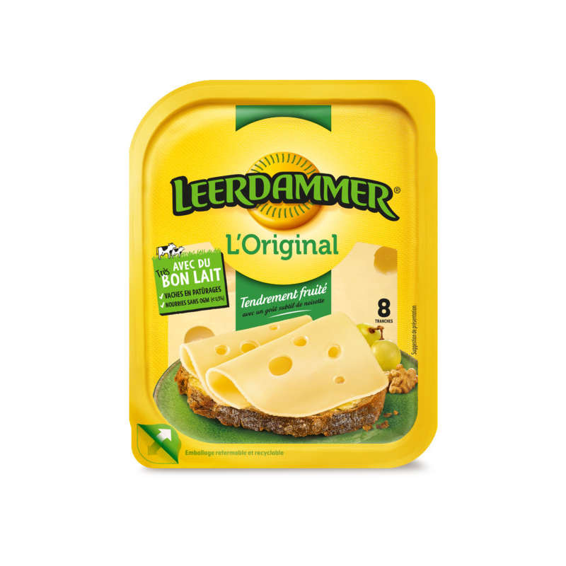 LEERDAMMER L'Original 8 Tranches Click Pack - 200g
