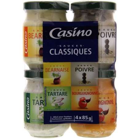Sauces classiques - Sauce béarnaise Sauce poivre Sauce tartare aux cornichons et aux câpres Sauce bourguignonne