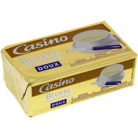 Beurre traditionnel doux - 250g