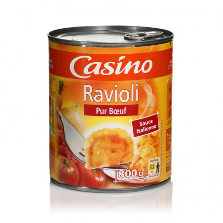 Ravioli pur bœuf sauce à l'italienne - 800g