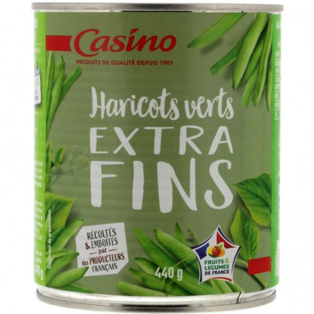 Haricots verts extra-fins - 440g