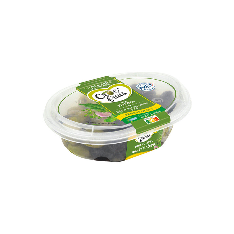 CROC' FRAIS Olives dénoyautées aux herbes - 200g