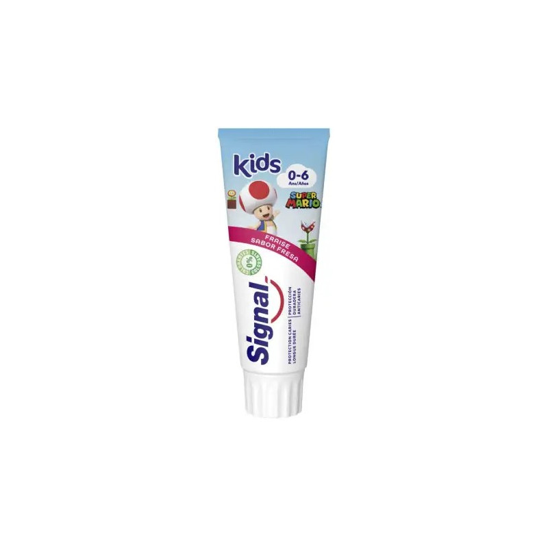 SIGNAL Dentifrice mario kids fraise - 75ml