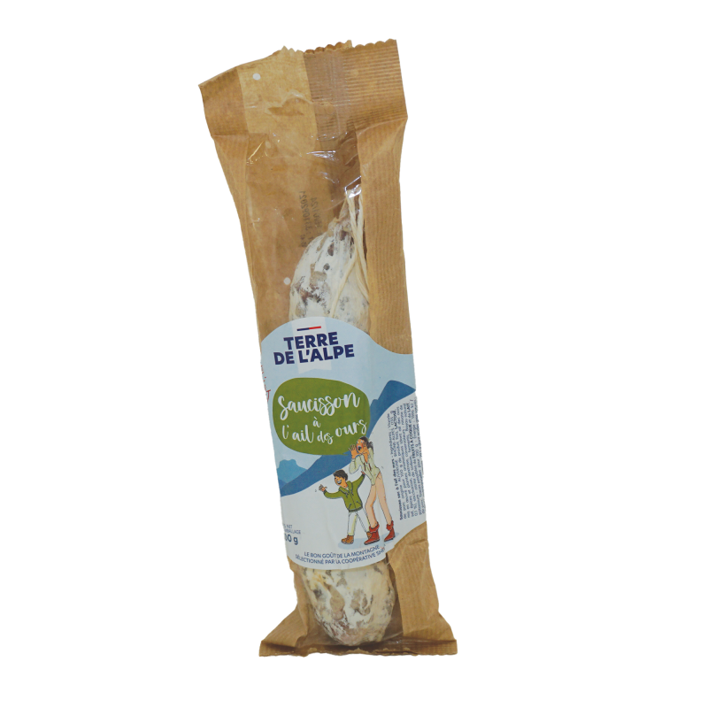 TERRE DE L'ALPE Saucisson de Savoie à l'ail des ours - 200g