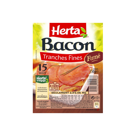 Bacon fumé - 150g