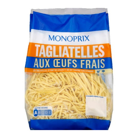 Tagliatelles aux œufs frais - 350g
