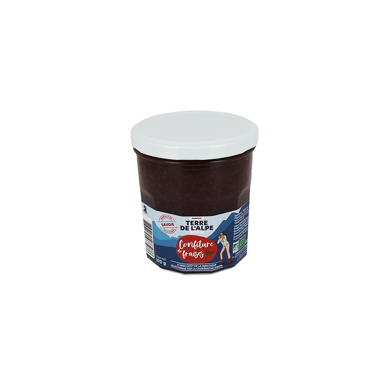 TERRE DE L'ALPE Confiture de fraise Bio - 370g