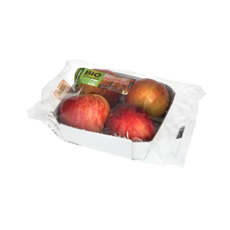 CASINO BIO Pomme Bicolore - FRANCE Cat1 - 4 fruits 4 fruits