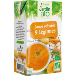 JARDIN BIO Velouté 9 légumes Bio - 1L