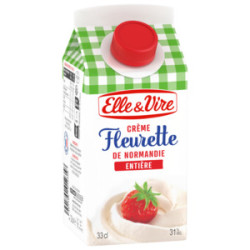ELLE & VIRE Crème fleurette 30%Mg - 33cl