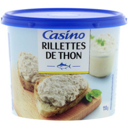CASINO Rillettes de thon - 150g