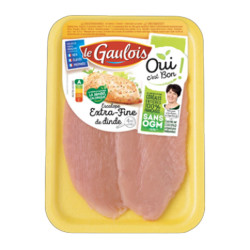 LE GAULOIS Escalopes de Dinde Extra-Fines x2 - 2x120g
