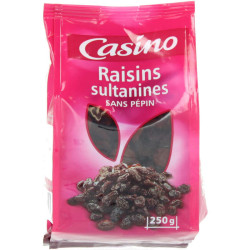 CASINO Raisins secs sultanines - 250g