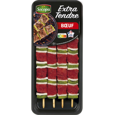Socopa Brochettes De Boeuf Extra-Tendres