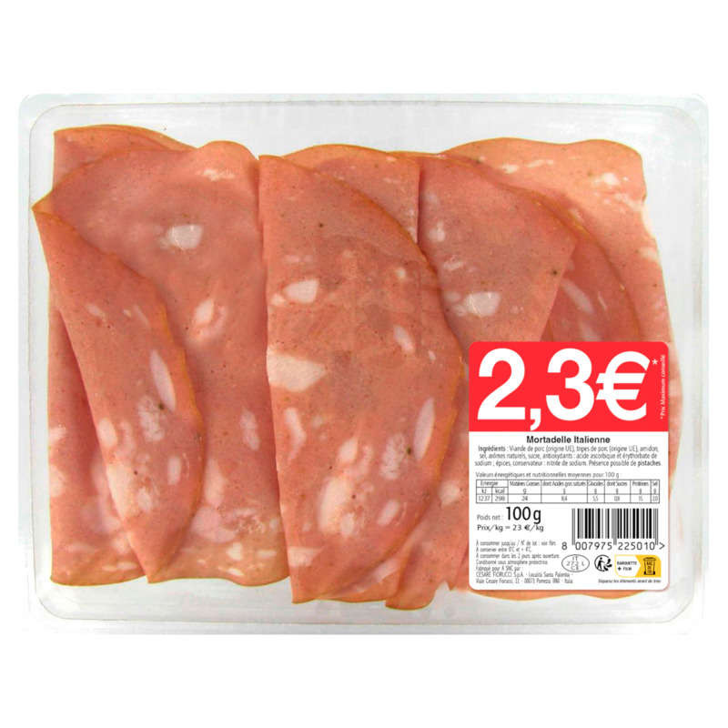 Coupe Mortadelle Italienne  - 100g