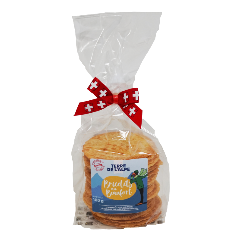 TERRE DE L'ALPE Bricelets au Beaufort - 100g