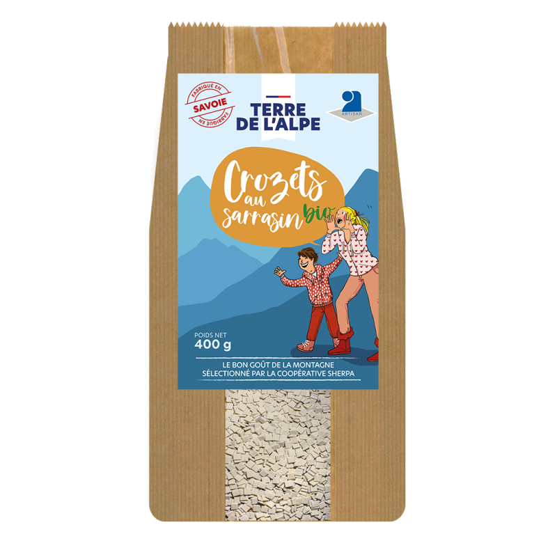 TERRE DE L'ALPE Crozets sarrasin Bio - 400g