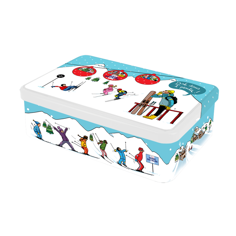 TERRE DE L'ALPE Boite métal biscuits assortis - 200g