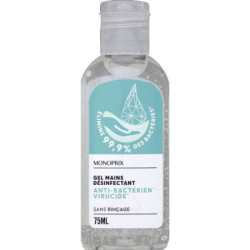 Monoprix Gel désinfectant 75ml
