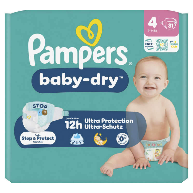 Pampers Baby-Dry Taille 4