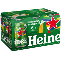Heineken Bière Blonde 5° 6x33cl