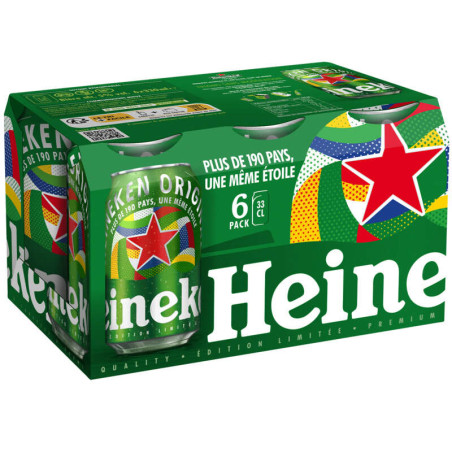 Heineken Bière Blonde 5° 6x33cl