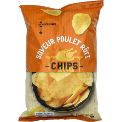 Leader Price Chips Saveur Poulet Roti 135g