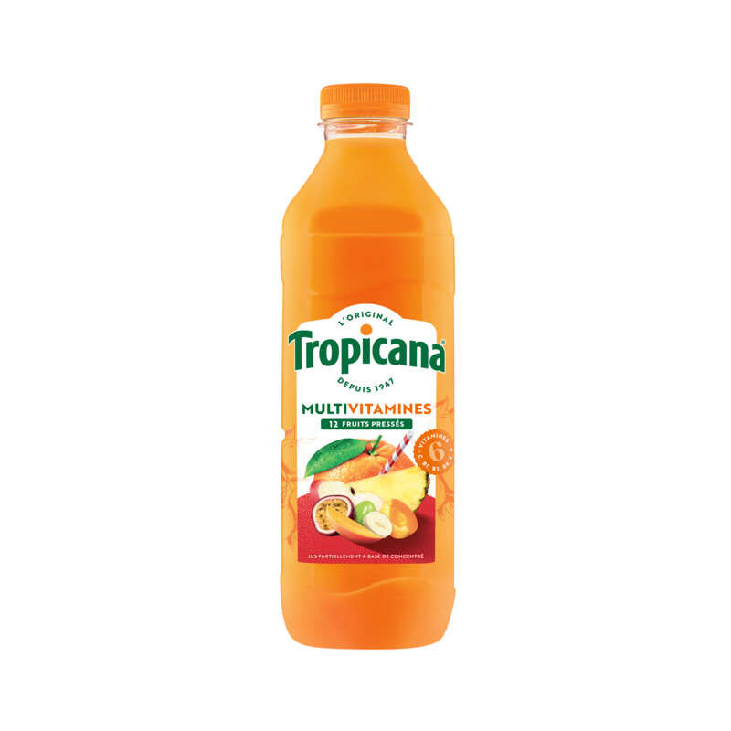 Tropicana Jus Multivitamines la Bouteille de 1L