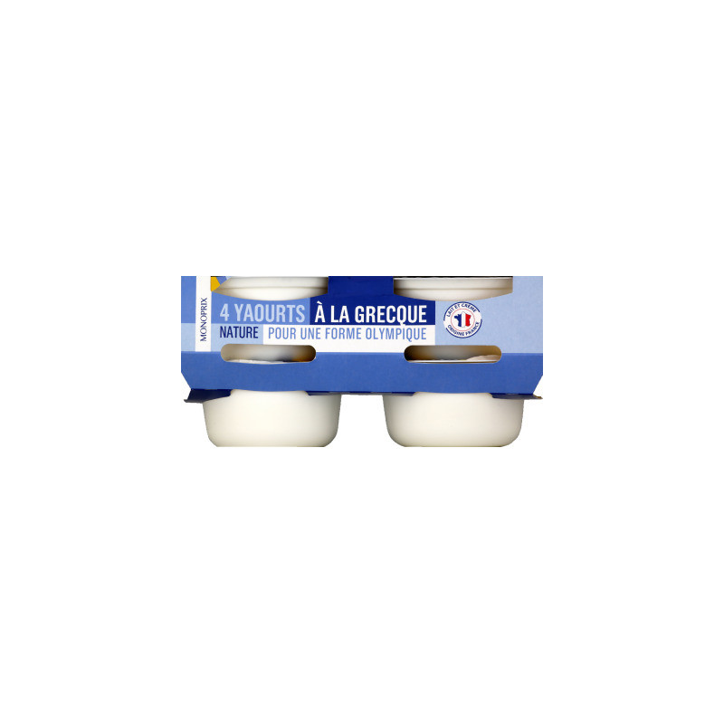 Monoprix Yaourt à la grecque 4x150g