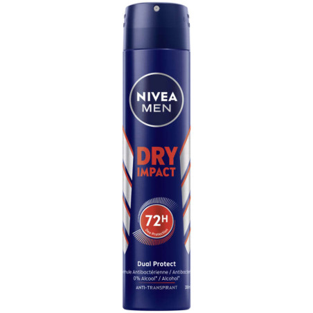 Nivea Men Déodorant spray dry impact 72h 200ml