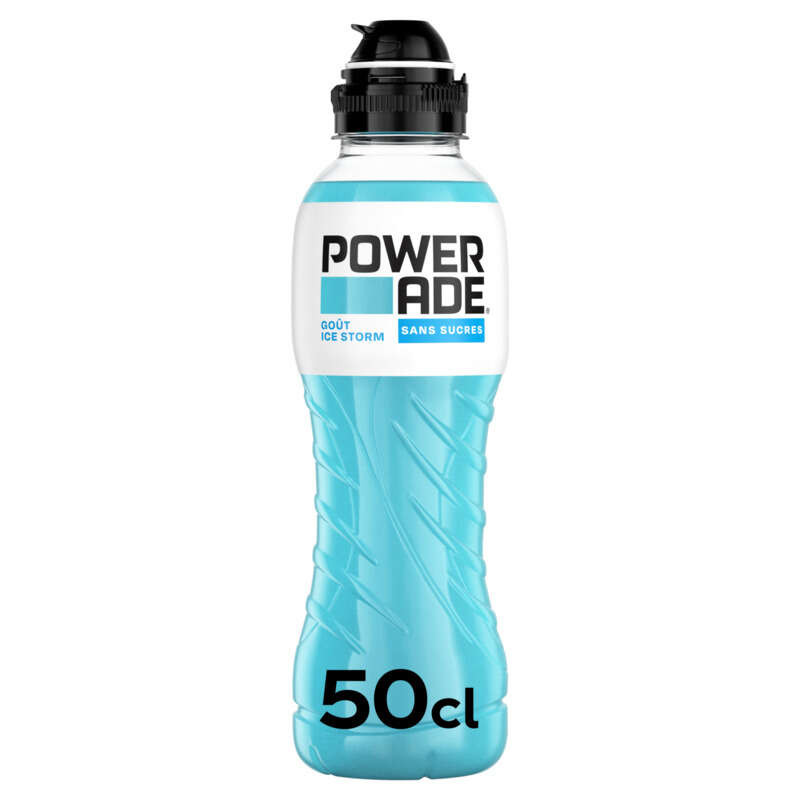 Powerade Gout Ice storm Sans sucre 50cl