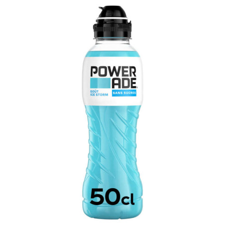 Powerade Gout Ice storm Sans sucre 50cl