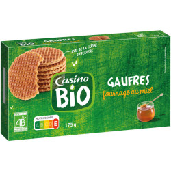 Casino Bio Gaufres Au Miel - Biologique - 175G