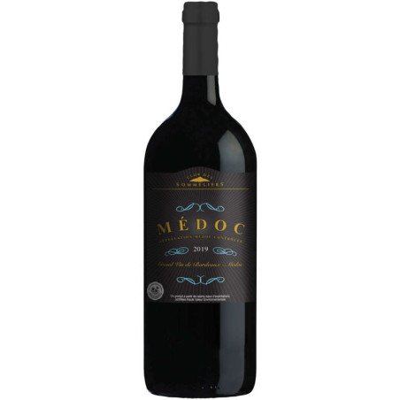 Club des sommeliers AOP Médoc Grand Vin Rouge de Bordeaux HVE 12,5° vol. 150cl