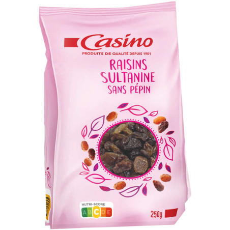 Casino Raisin secs - 250g