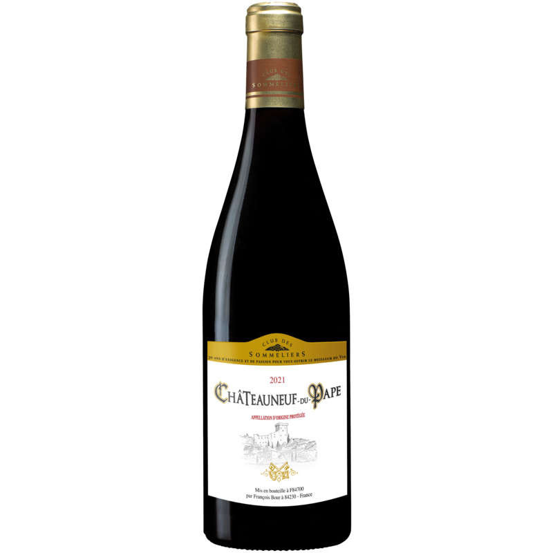 Club Des Sommeliers Châteauneuf du pape - AOP - Alc. 13
