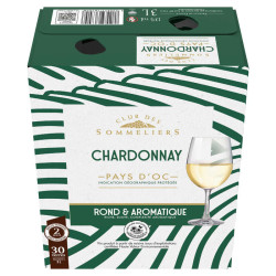 Club des Sommeliers Chardonnay Pays d'OC Igp 3L
