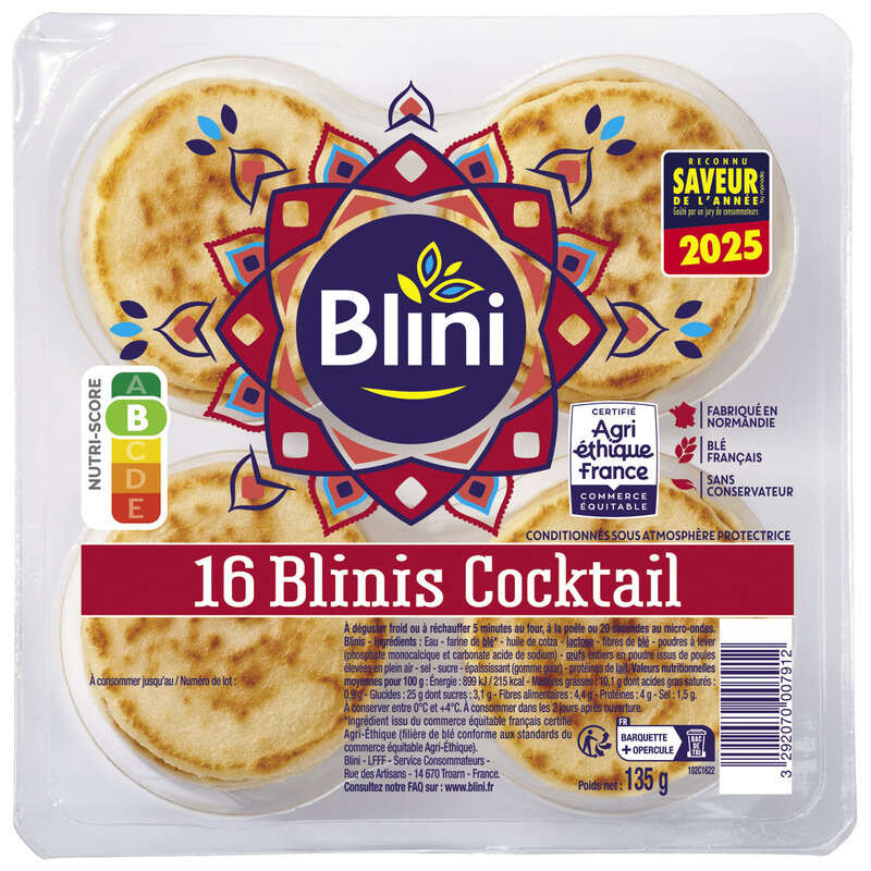 Blini 16 Blinis Cocktails 135g