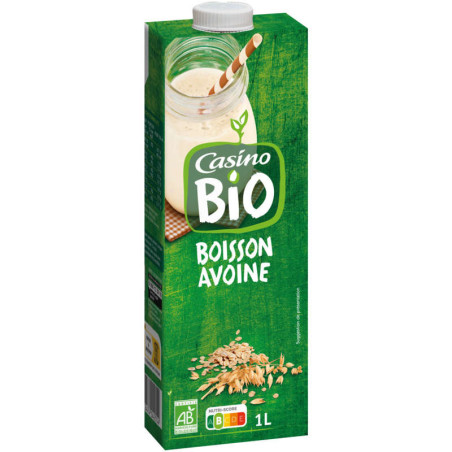 Casino Bio Boisson - Avoine - Brique - Biologique - 1l